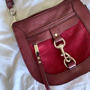 Rebecca Minkoff port wine saddle bag